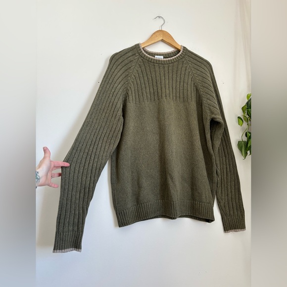 Columbia Commando Knit Crewneck In Olive